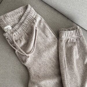 Aritzia Wilfred Free Ribbed Jogger Pants